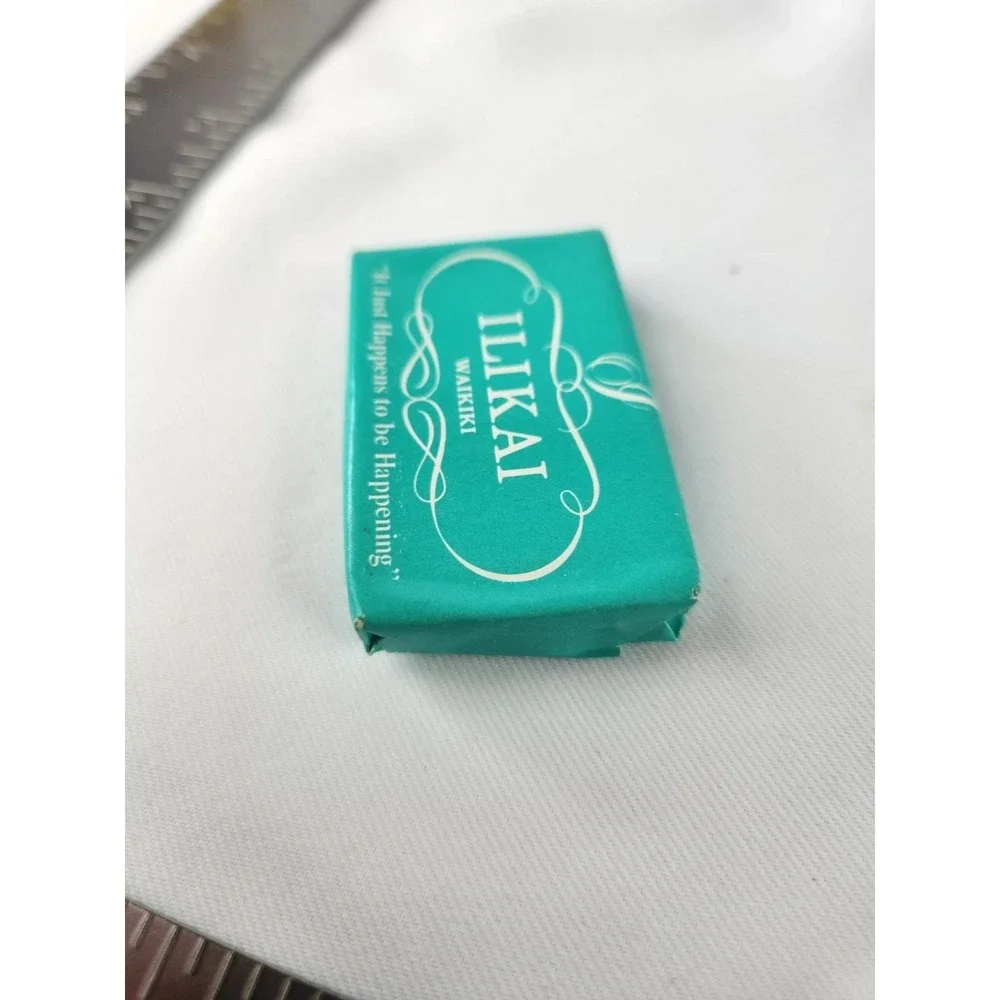 Vintage Travel Soap Bar Ilikai Waikiki Malaga Inn Hotel Oahu Hawaii Cleanser‎